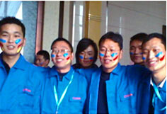 超前涂料90同學(xué)會(huì)現(xiàn)場(chǎng)！河南真石漆知名品牌